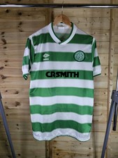 Rare Original Glasgow Celtic 1985/1987 Home Shirt MEDIUM UMBRO NR MINT