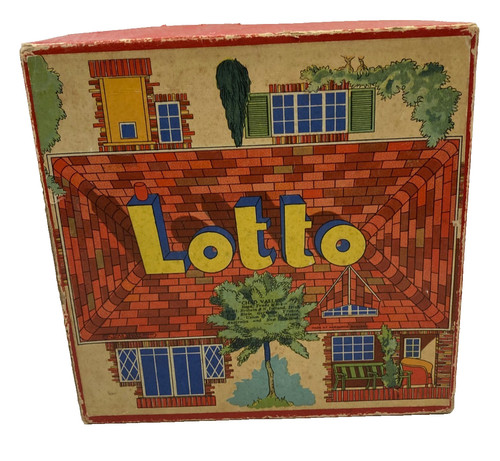 Vintage chad valley lotto game - chad,