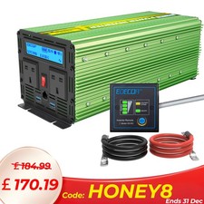 EDECOA Power Inverter 24V 240V