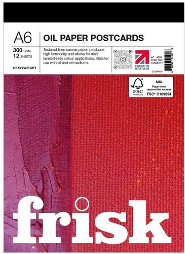 Frisk oil paper postcard - paper, pad