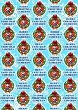 SUPER MARIO Personalised Christmas Gift Wrap - Luigi Wrapping Paper - Yoshi