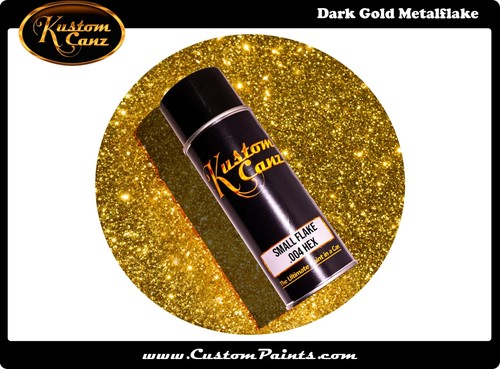 Dark gold metal - dark, flake