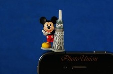 DISNEY MICKEY MOUSE IPHONE PHONE ORNAMENT DECORATION CHARM Dustproof Plug A591
