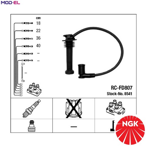 Ignition cable kit - 8541, for