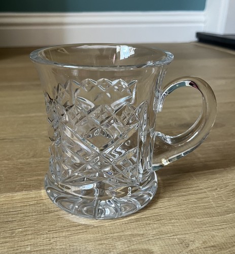 Cut crystal tankard - tankard, beer