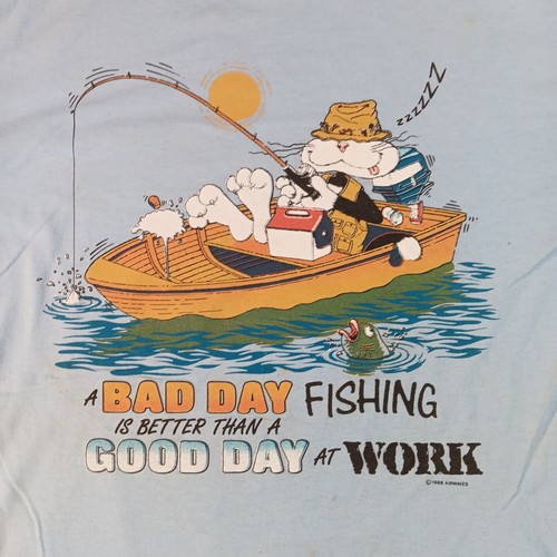 Vintage bad day fishing single - vintage,