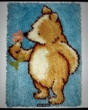 Winnie -The -Pooh Latch Hook Rug Complete Kit 52x38cm for Beginners DIY New