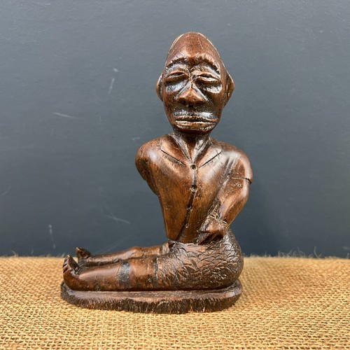 Old vintage hand carved - carved, wooden