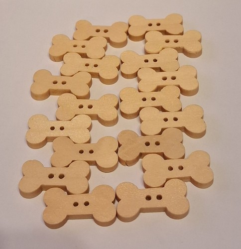 Wooden 10mm bone shaped - wooden,