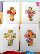 EASTER CARDS FLORAL CROSSES