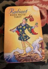 Radiant Rider Waite Tarot Deck Beautiful Cards +Storage Tin Divination Spiritual