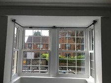 Curtain Pole Rail Bay Window