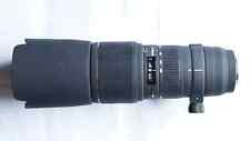 SONY A MOUNT SIGMA APO 100-300 mm F4 EX DG Lens + CAPS + HOOD 100 - 300MM f/4