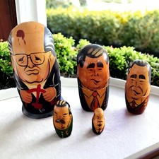 Vintage 5 Russian Nesting