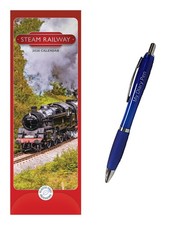 Steam Railway Slim Calendar