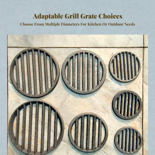 Cast iron stove grate - iron,