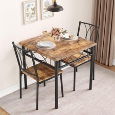 3 Piece Dining Table Set