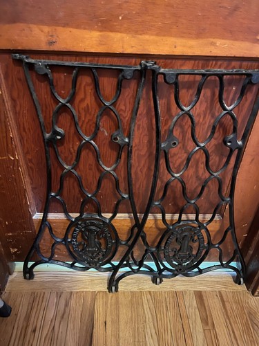 Antique singer treadle sewing - antique,