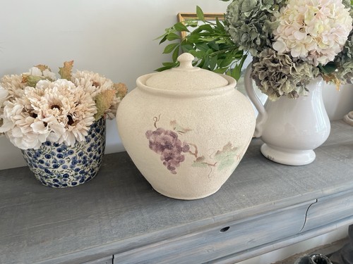 Rustic large urn with - large,