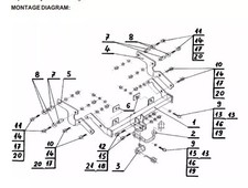 Swan Neck Tow Bar For CITROEN