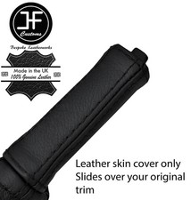 BLACK STITCH LEATHER HANDBRAKE