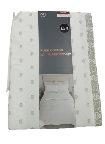 Home pure cotton bedset - m&s,