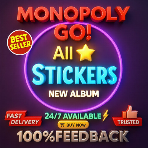 Monopoly stickers - stickers, 1⭐-