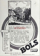BOLS KUMMEL & Range of Liqueur Drinks, Original 1926 ADVERT : 688-126