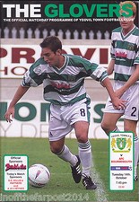 2003/04 YEOVIL TOWN V BOURNEMOUTH 14-10-2003 LDV Vans Trophy (Very Good)