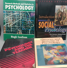 Psychology Book Bundle x 4 Introduction to Social Psychology, Theories and Syste