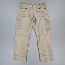 Carhartt Mens Trousers Green W36 L30 Full Swing Relaxed Fit Work Pant 102812 391