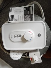 Triton Danzi 9.5kw Shower and attachments in White plus electric box & pull cord