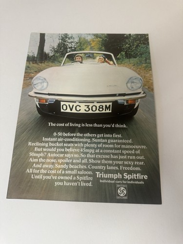 Original vintage 1974 triumph - original,