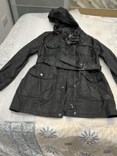 Ladies Wax Jacket With Belt