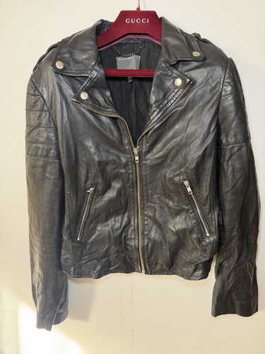 Muubaa leather biker - muubaa, jacket