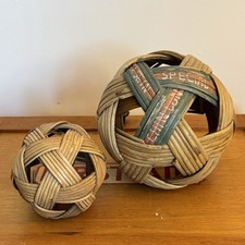 Vintage Rattan Takraw Ball