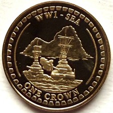 GIBRALTAR 1 CROWN 2014 PROOF