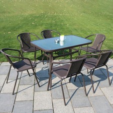 Rectangular Set Metal Table