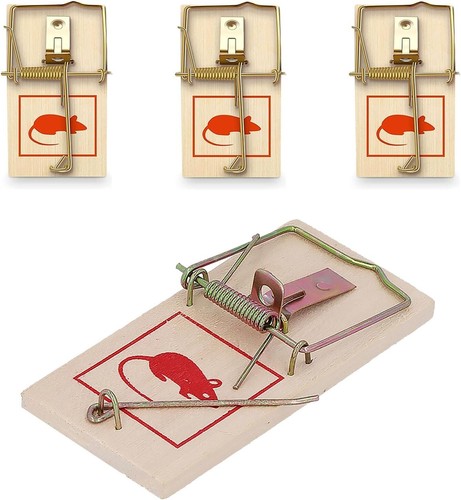 Wooden mouse traps - wooden,