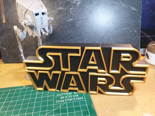 Star wars logo gold - gold, or