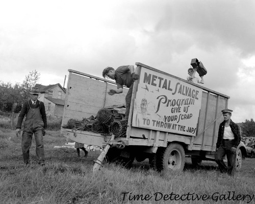 Vintage truck scrap salvage - vintage,