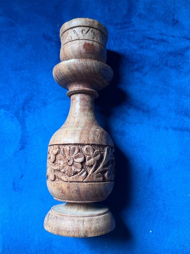 Wooden candle holders