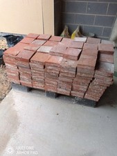 Reclaimed Georgian Early Victorian Quarry Tiles 6.5" X 6.5" X 1 3/4" Thick