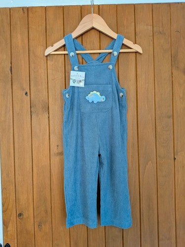 18m dinosaur dungarees - dinosaur,