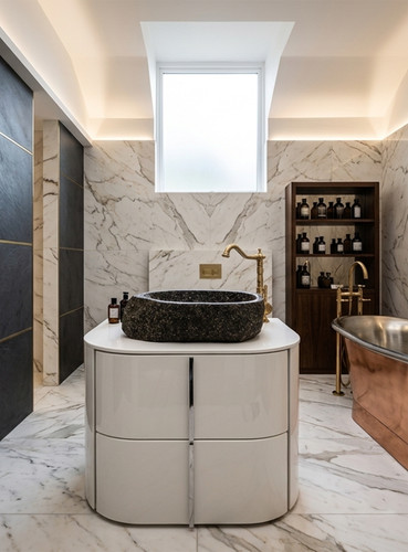 Hand carved natural stone - hand‑carved,