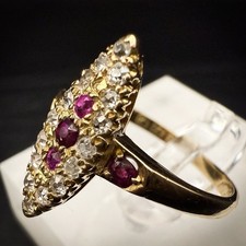 Antique 18ct Gold Ruby &