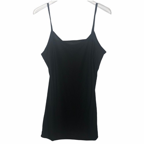 Sheer black slip dress - black,