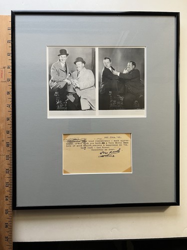 1961 laurel hardy print - &,