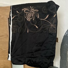 Black Curtain 90 Drop Catherine Lansfield 