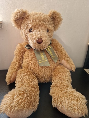Brown harrods teddy bear with - teddy,